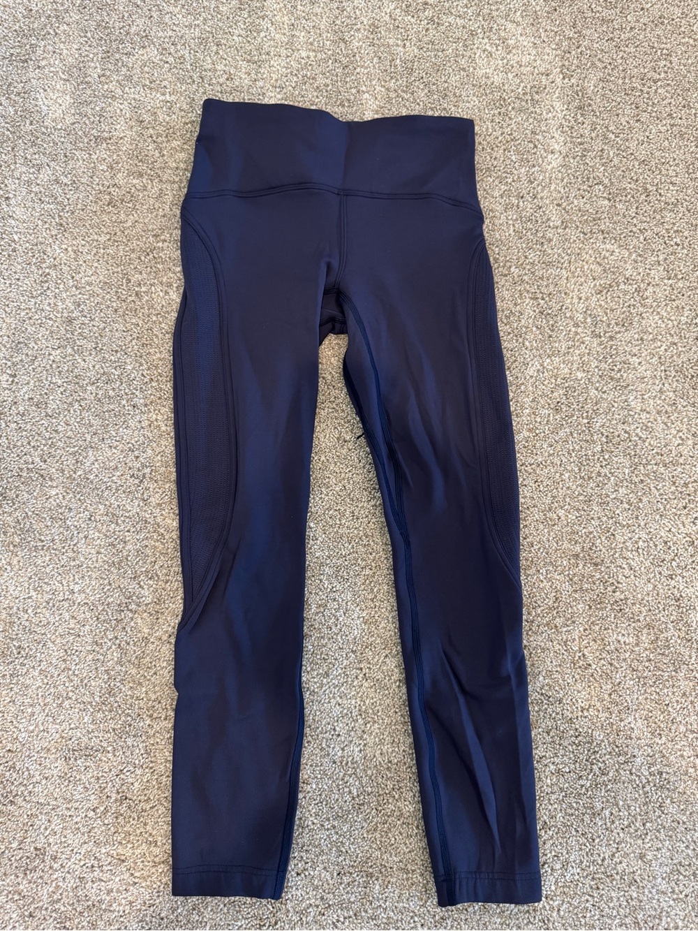 Lululemon High-Waist Navy Thermal Leggings